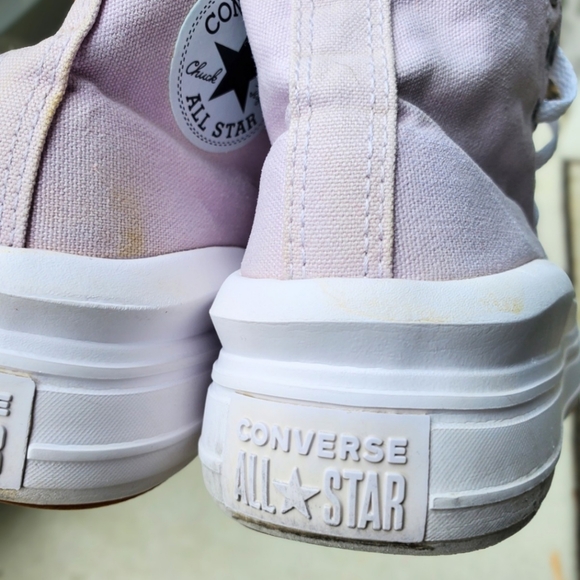Converse Chuck Taylor All Star Move Platform High Womens Shoe Pale Amethyst Sz 6 - Picture 11 of 12